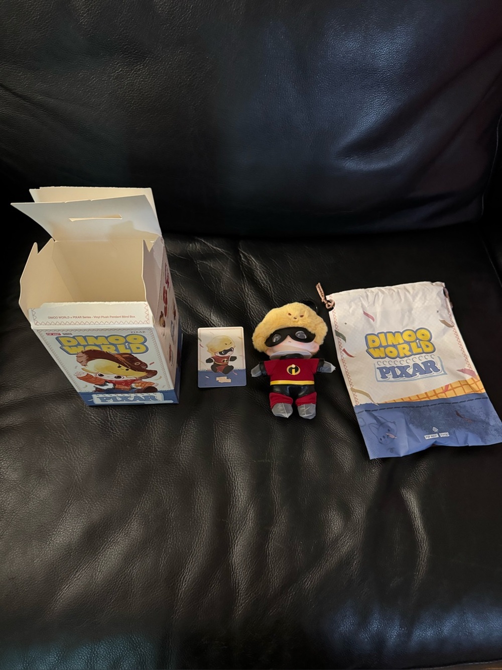 Brand New Pop Mart Dimoo World Pixar Dash Parr Keychain